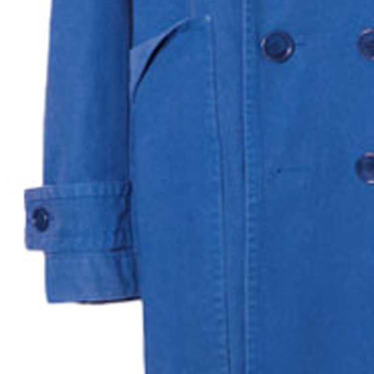 Burberry Double-Breasted Long Jacket Coat - Solid Blue 45673691 圖 7