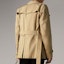 Shop Burberry Kot Trench Khaki Berbutang Dua Panjang Sederhana. 39110571