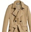 Purchase Burberry Kot Trench Khaki Berbutang Dua Panjang Sederhana. 39110571