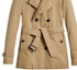 Details for Burberry Kot Trench Khaki Berbutang Dua Panjang Sederhana. 39110571