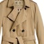 Sizing Burberry Kot Trench Khaki Berbutang Dua Panjang Sederhana. 39110571