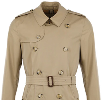 Burberry Double-Breasted Trench Coat in Khaki. 80458591 Purchase Burberry Double-Breasted Trench Coat in Khaki. 80458591