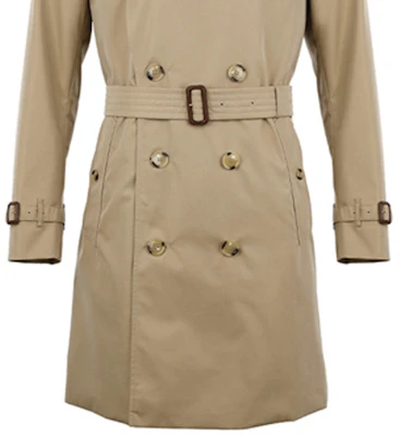 Burberry Double-Breasted Trench Coat in Khaki. 80458591 Cheap Burberry Double-Breasted Trench Coat in Khaki. 80458591