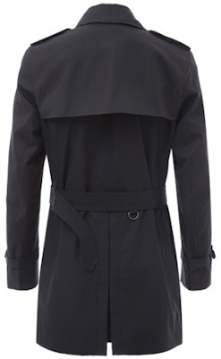 Abrigo Burberry Azul Oscuro con Cinturón y Doble Botonadura. 80112941 Lookbook Abrigo Burberry Azul Oscuro con Cinturón y Doble Botonadura. 80112941