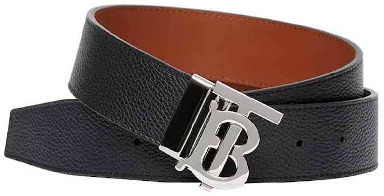 Burberry Double-Sided Calf Leather Belt with Polished Silver Buckle Black 3.5CM 8043247 Order Burberry Double-Sided Calf Leather Belt with Polished Silver Buckle Black 3.5CM 8043247