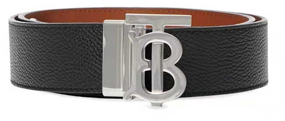 Burberry Double-Sided Calf Leather Belt with Polished Silver Buckle Black 3.5CM 8043247 Lookbook Burberry Double-Sided Calf Leather Belt with Polished Silver Buckle Black 3.5CM 8043247