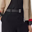 Details for Burberry Double-Sided Calf Leather Belt with Polished Silver Buckle Black 3.5CM 8043247