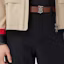 Sizing Burberry Double-Sided Calf Leather Belt with Polished Silver Buckle Black 3.5CM 8043247