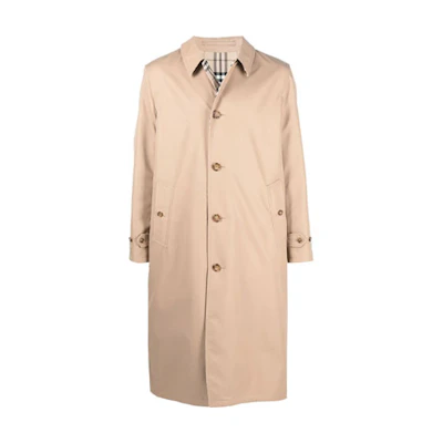 Burberry Double-Sided Single-Breasted Coat Light Brown 80413861