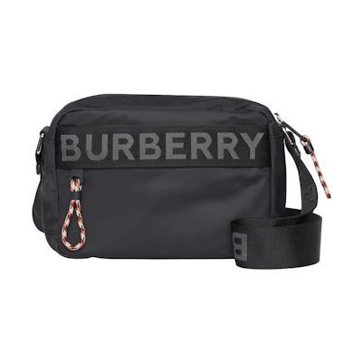 Burberry ECONYL Logo Crossbody Black
