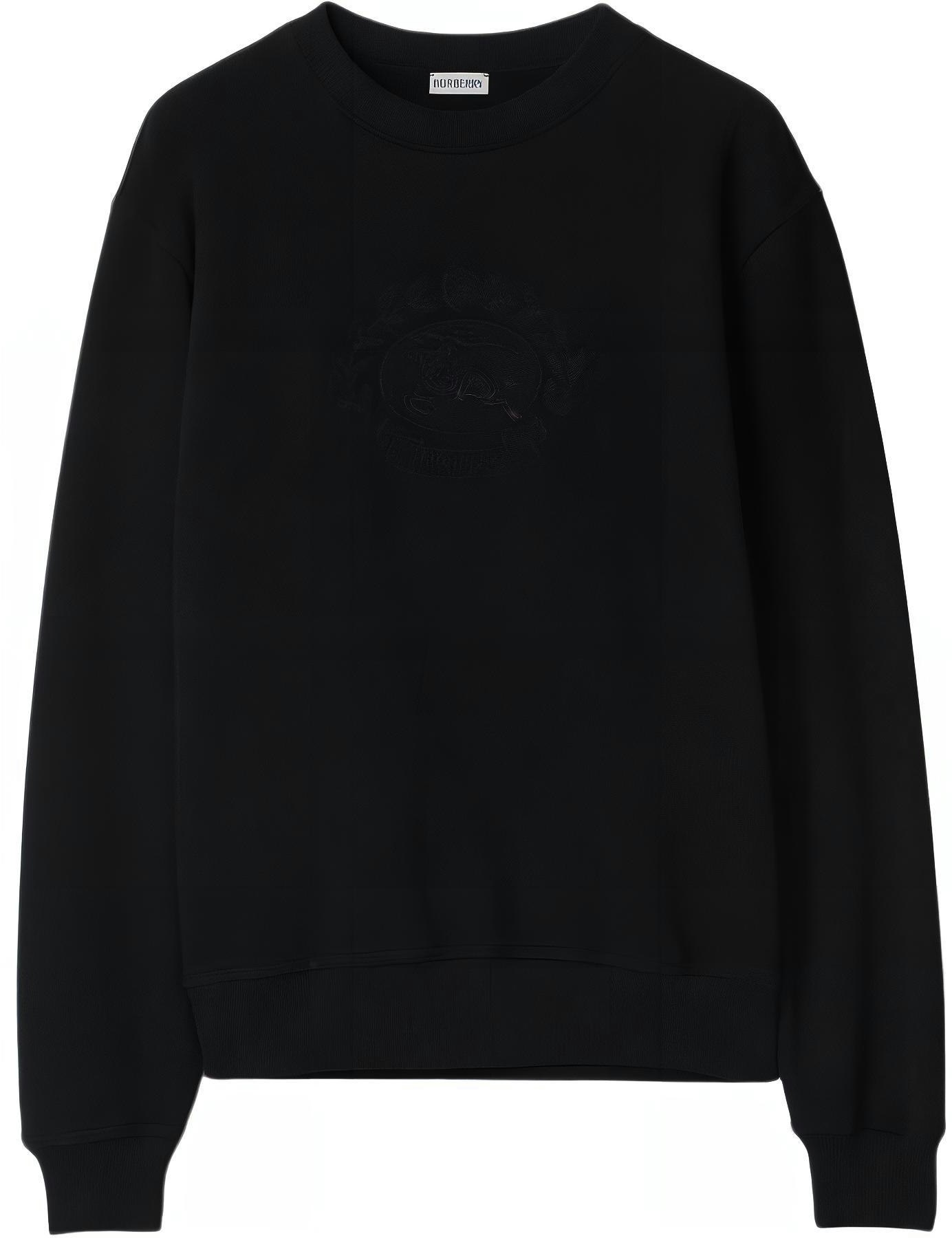 burberry-ekd-cotton-sweatshirt-black-embroidered-crewneck-long-sleeve-men-s-80951071