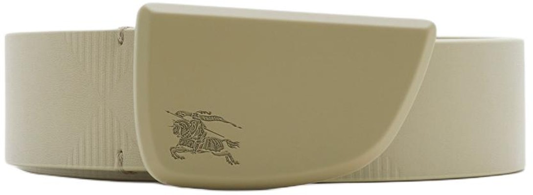 Cinturón Burberry Cuero Verde con Grabado Check de 3.5CM Ancho. 80810971 Buy Cinturón Burberry Cuero Verde con Grabado Check de 3.5CM Ancho. 80810971