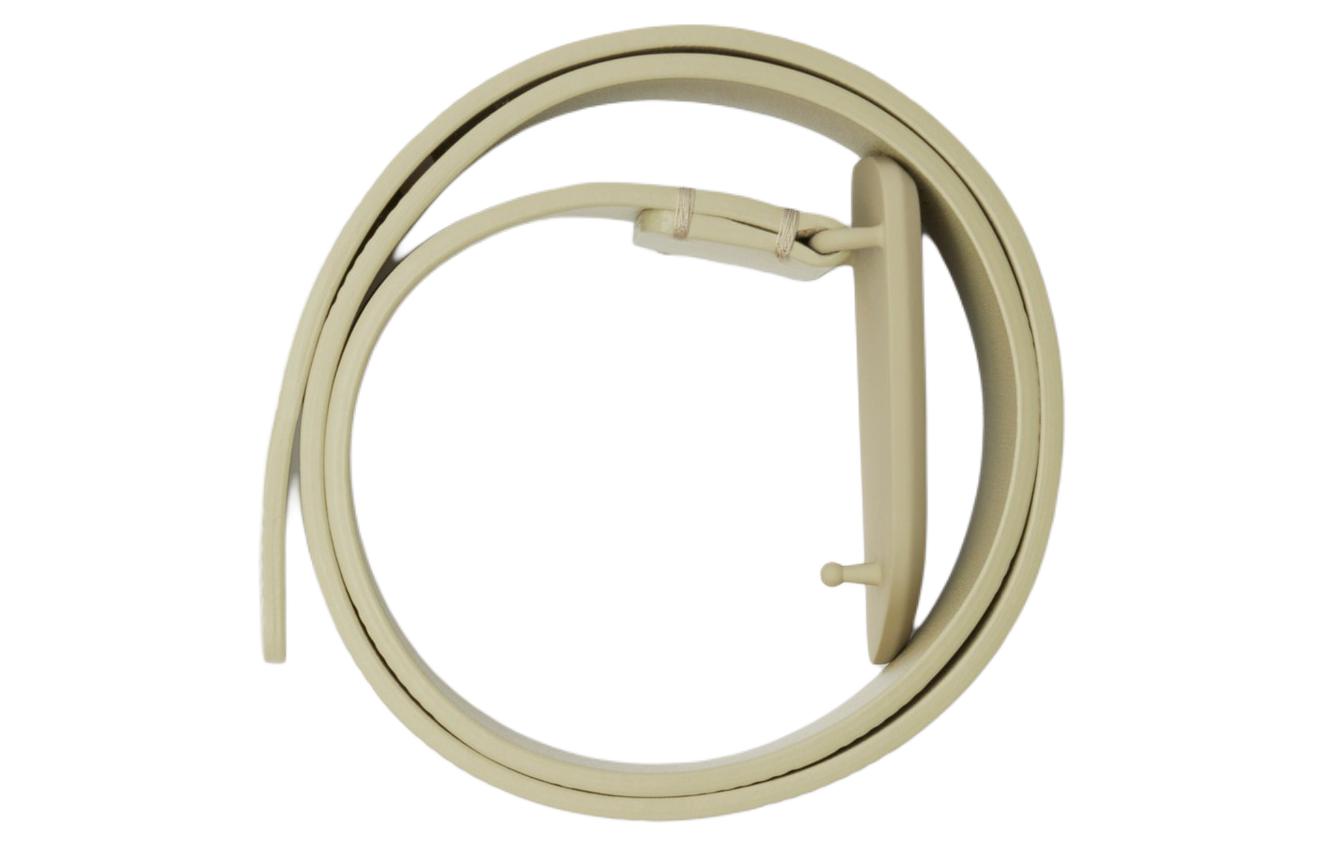 Lookbook Cinturón Burberry Cuero Verde con Grabado Check de 3.5CM Ancho. 80810971