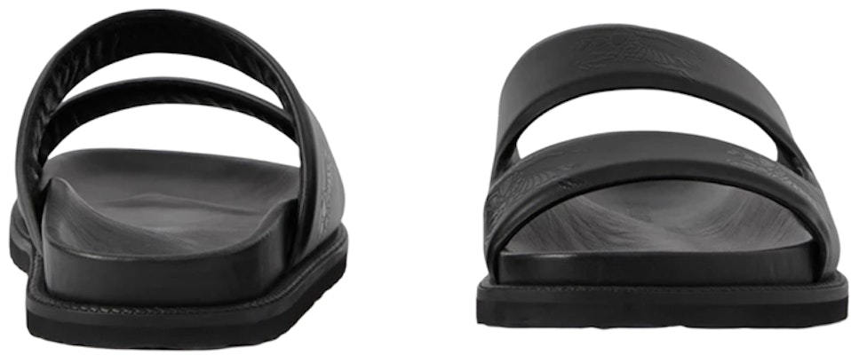 Burberry Sandal Kulit Hitam Emboss EKD 80710341 Shop Burberry Sandal Kulit Hitam Emboss EKD 80710341