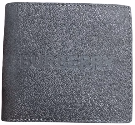 Dompet Bifold Kulit Burberry Kelabu timbul Buy Dompet Bifold Kulit Burberry Kelabu timbul