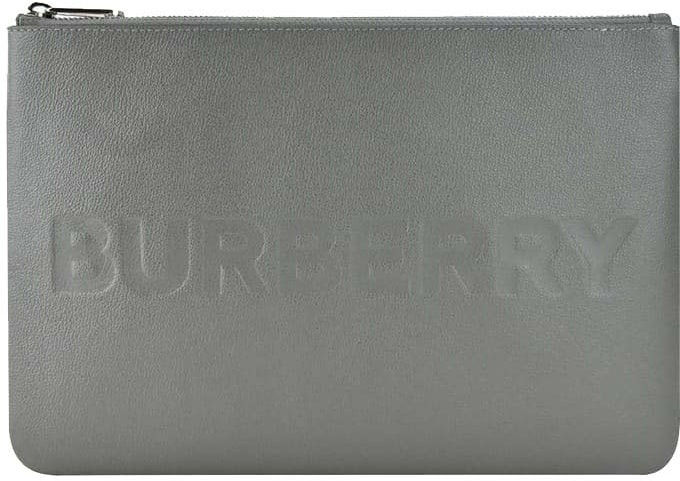 burberry-embossed-leather-pouch-charcoal-grey
