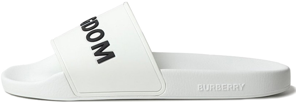 버버리 로고 슬라이드 화이트 (Beobeori Logo Seullaendeu Waiteu) 8009770 Buy 버버리 로고 슬라이드 화이트 (Beobeori Logo Seullaendeu Waiteu) 8009770