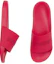 Shop Slides Burberry Logo Embossé Rouge Vif 80417371