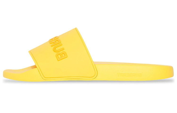 Buy Selipar Kuning Burberry Logo Timbul 80436901