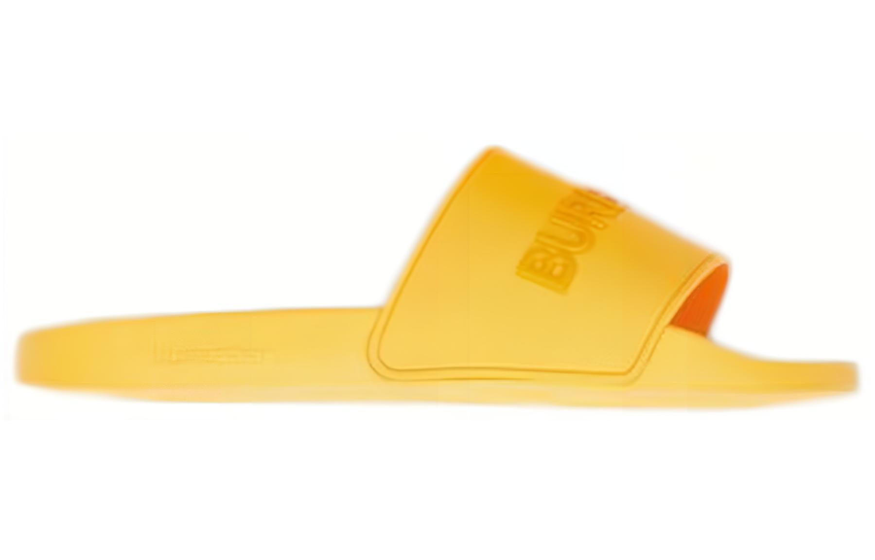 Order Selipar Kuning Burberry Logo Timbul 80436901