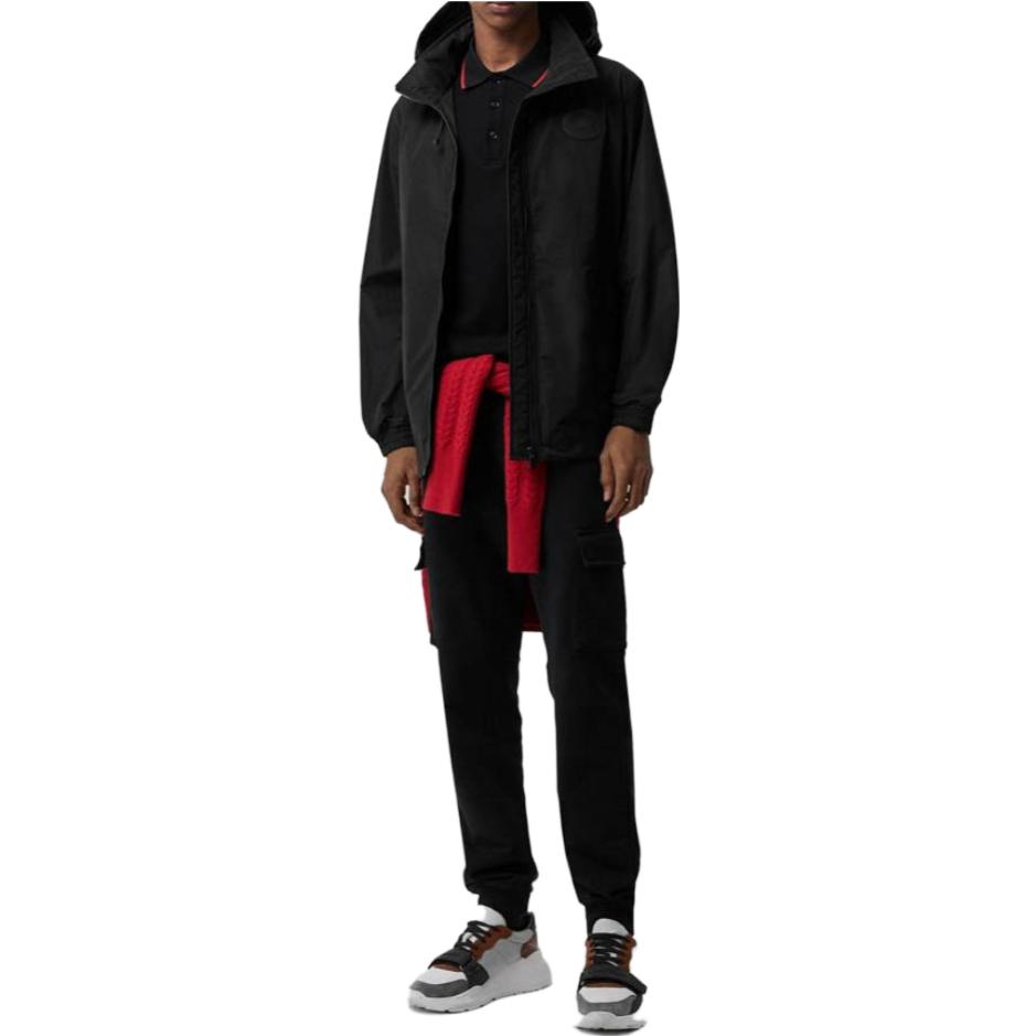 Burberry Embroidered Casual Short Sleeve Polo Shirt Men - Black 80059351 圖 3