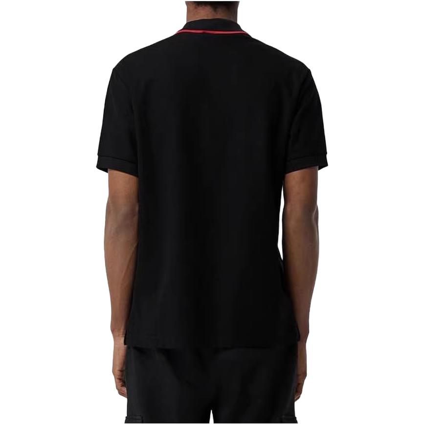 Burberry Embroidered Casual Short Sleeve Polo Shirt Men - Black 80059351 圖 5