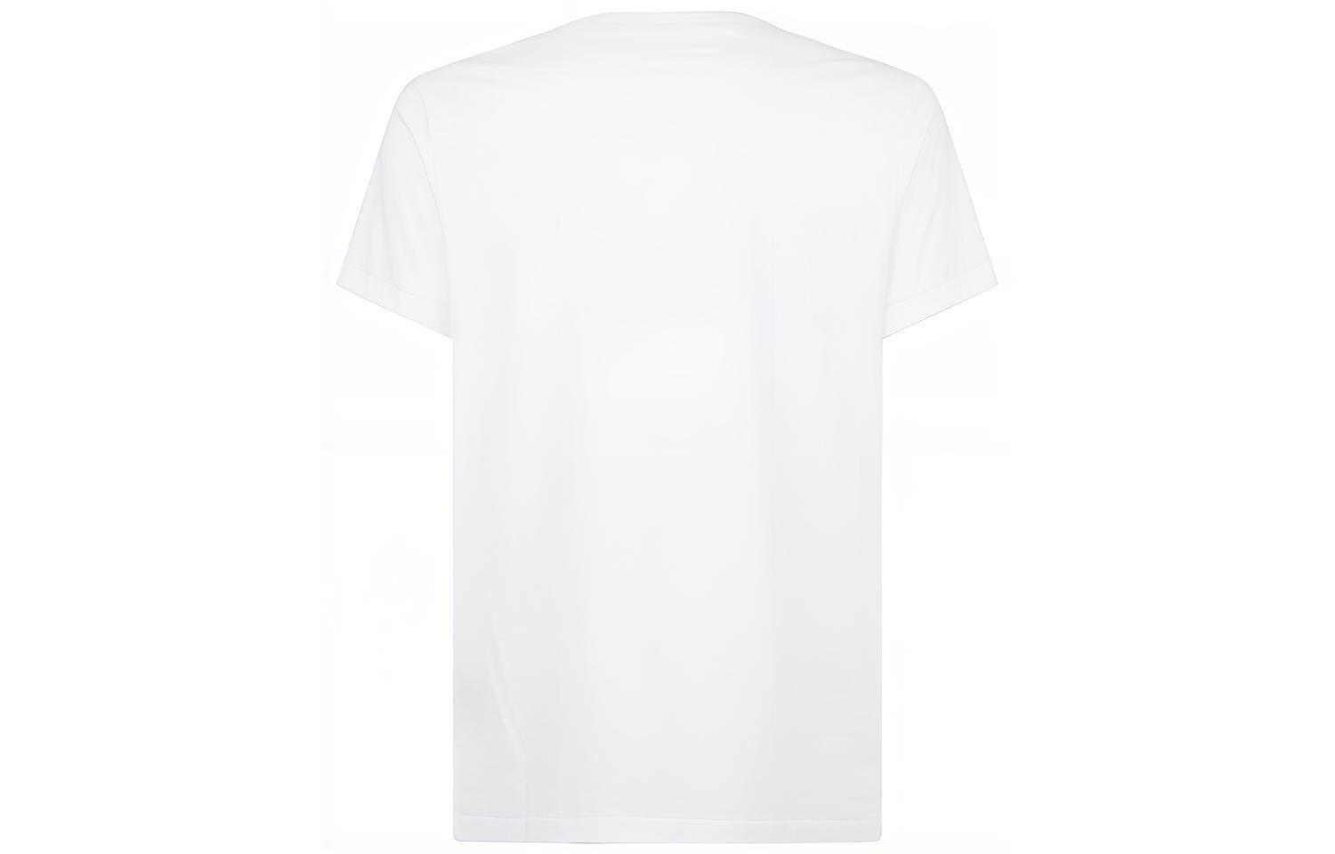 Burberry Embroidered Equestrian Casual Crew Neck T-Shirt White 8003831 圖 3