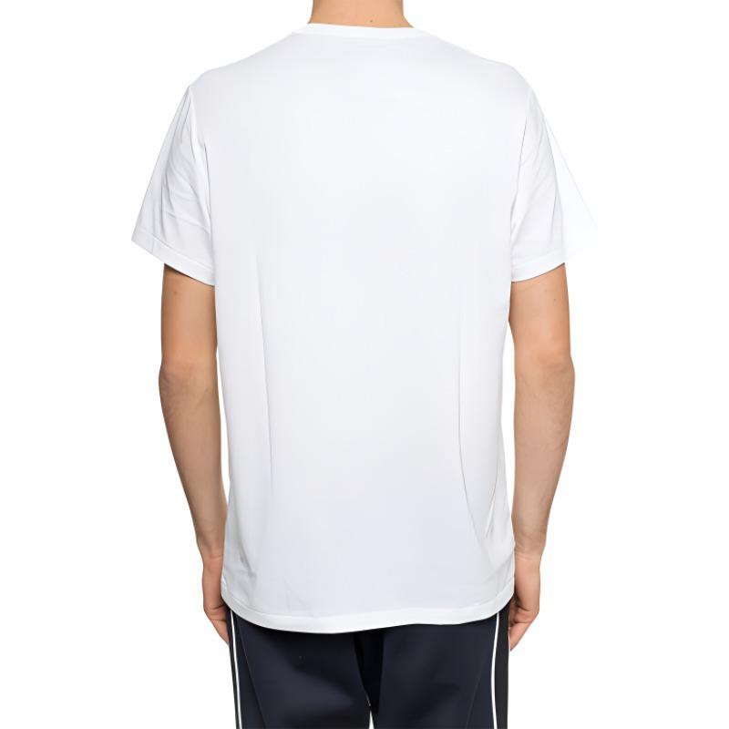 Burberry Embroidered Equestrian Casual Crew Neck T-Shirt White 8003831 圖 5