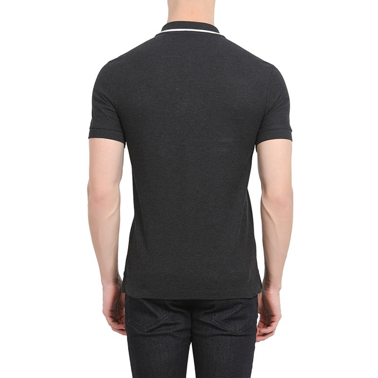 Burberry Embroidered Knight Logo Short Sleeve Polo Shirt Black - . 80078501 圖 5