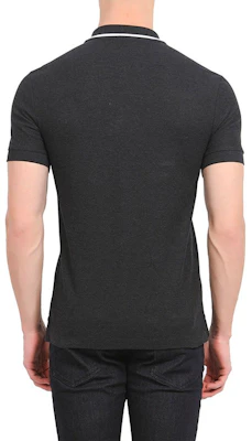 Burberry Kaos Polo Hitam Lengan Pendek dengan Logo Knight Bordir. 80078501 Purchase Burberry Kaos Polo Hitam Lengan Pendek dengan Logo Knight Bordir. 80078501