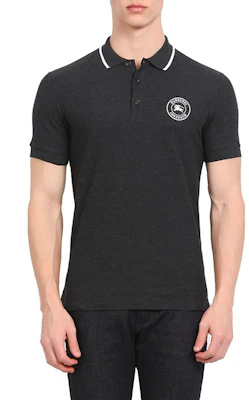Burberry Kaos Polo Hitam Lengan Pendek dengan Logo Knight Bordir. 80078501 Details for Burberry Kaos Polo Hitam Lengan Pendek dengan Logo Knight Bordir. 80078501