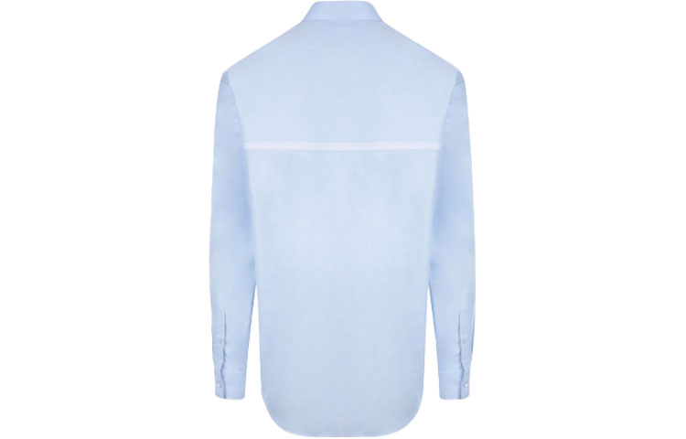 Burberry Embroidered Logo Casual Shirt Men’s Light Blue 80415191 圖 3