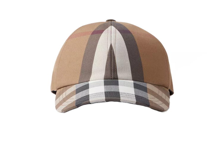 Order Burberry Embroidered Logo Cotton Baseball Cap Brown Menswear Trendy Design 80680361