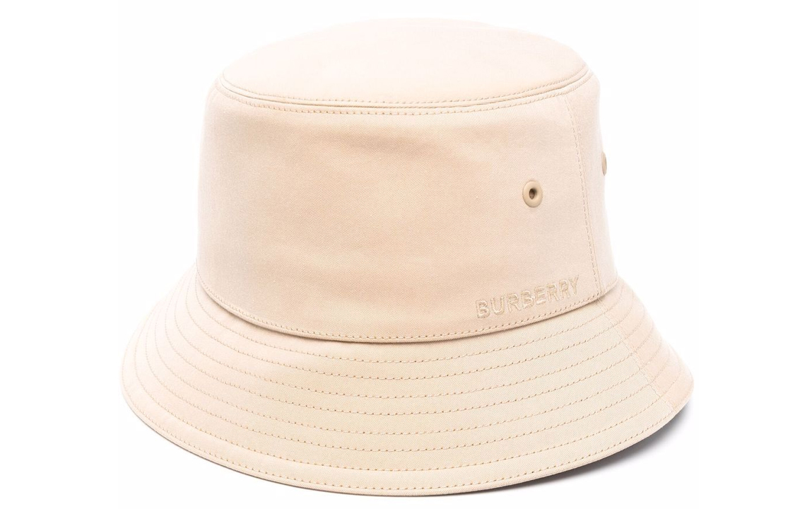 Order Burberry Embroidered Logo Cotton Bucket Hat Unisex Couples Style 8048770