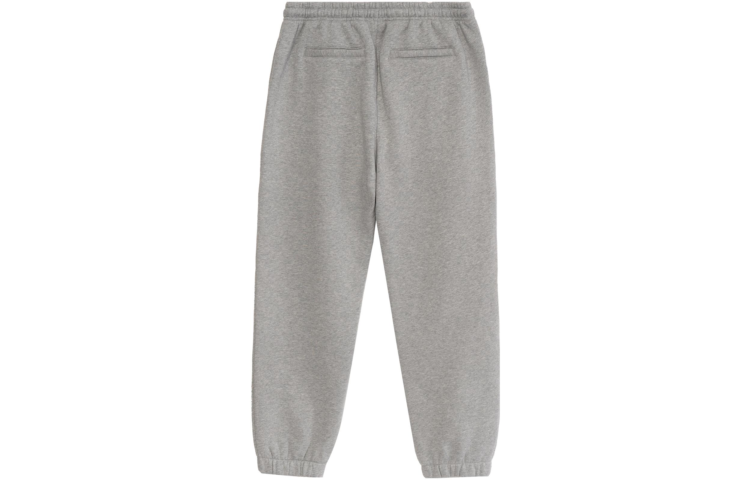 Lookbook Burberry 刺繡標誌抓毛運動長褲 灰色 80040221