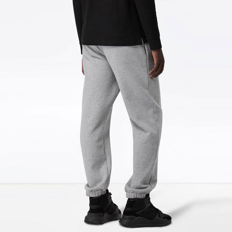 Purchase Burberry 刺繡標誌抓毛運動長褲 灰色 80040221