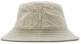 Buy Burberry Equestrian Knight Cotton Bucket Hat Beige 8095010