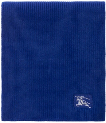 Burberry 馬術騎士刺繡藍羊毛圍巾 情侶款 男女適用 80857701 Lookbook Burberry 馬術騎士刺繡藍羊毛圍巾 情侶款 男女適用 80857701