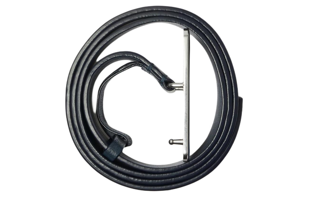 Lookbook バーバリー エクイストリアン ナイト ロゴ メンズ ブルーカーフスキンベルト 3.5CM 80851241