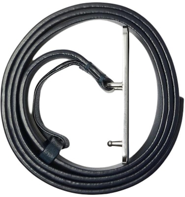 バーバリー エクイストリアン ナイト ロゴ メンズ ブルーカーフスキンベルト 3.5CM 80851241 Lookbook バーバリー エクイストリアン ナイト ロゴ メンズ ブルーカーフスキンベルト 3.5CM 80851241