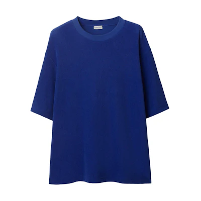 Burberry Equestrian Knight Logo Crew Neck Short Sleeve T-Shirt Navy 8081234B7323