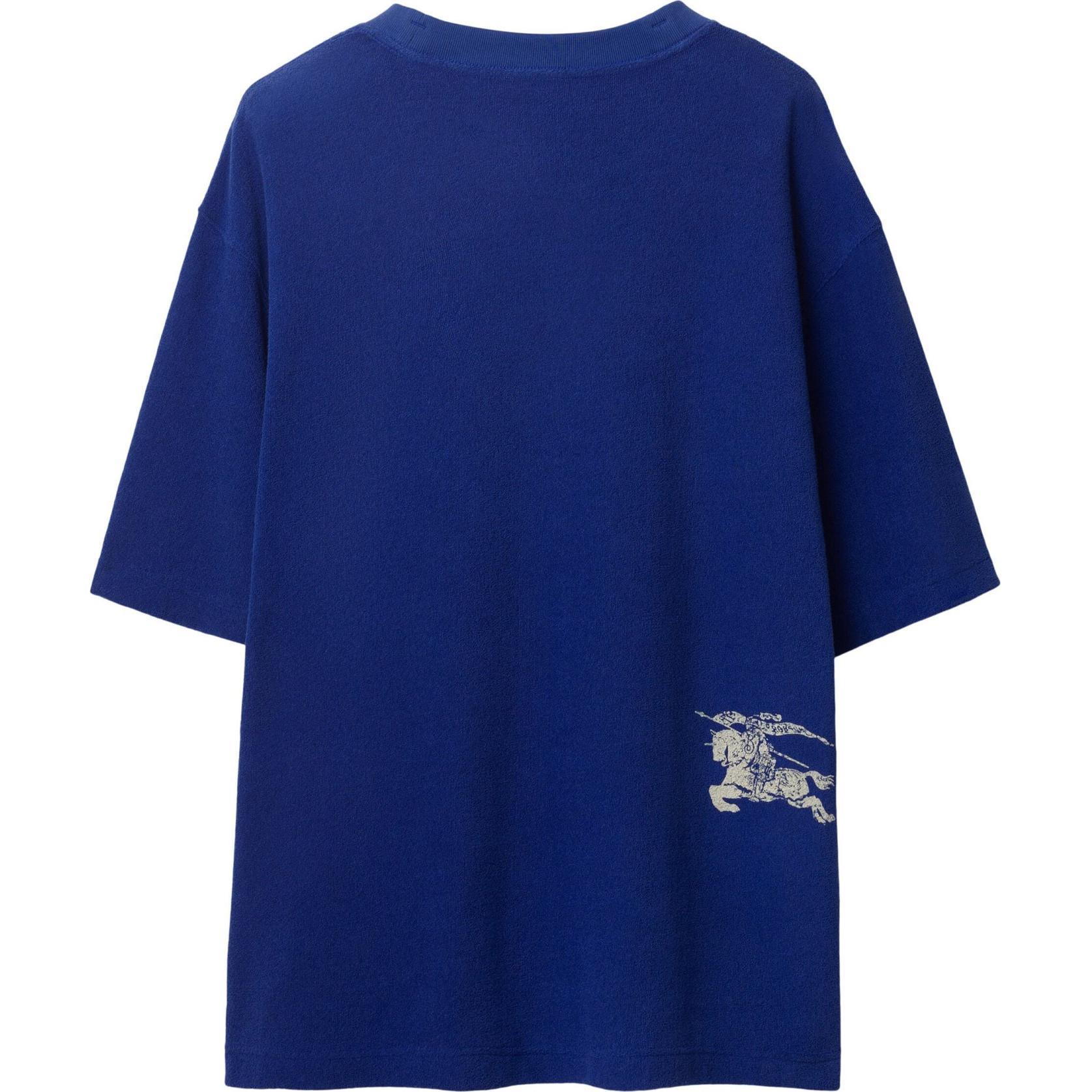 Burberry Equestrian Knight Logo Crew Neck Short Sleeve T-Shirt Navy 8081234B7323 圖 3
