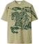 Buy Burberry Equestrian Knight Logo Crewneck T-Shirt Green SS24 Casual Tee 80907891