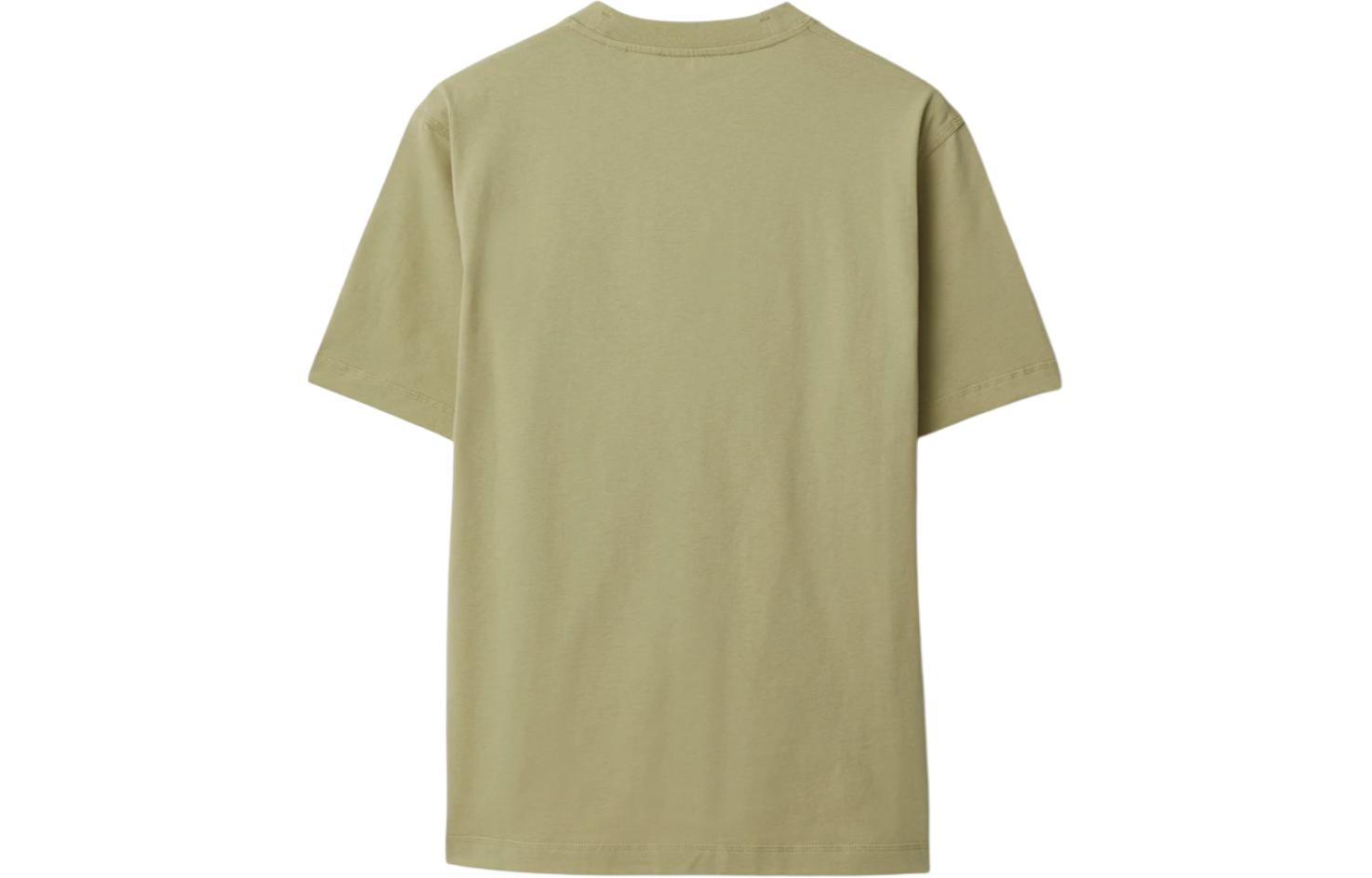 Lookbook Burberry Equestrian Knight Logo Crewneck T-Shirt Green SS24  Casual Tee 80907891