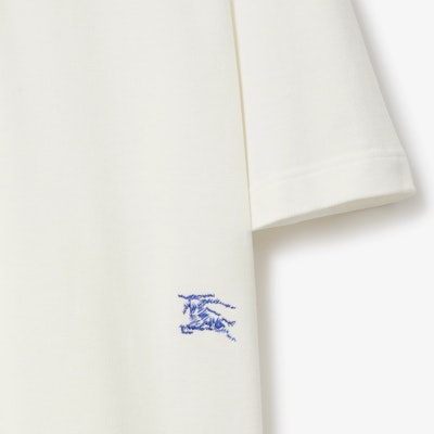 バーバリー メンズ ポロシャツ エクエストリアンロゴ - レイニーブルー. 80833291 Sizing バーバリー メンズ ポロシャツ エクエストリアンロゴ - レイニーブルー. 80833291