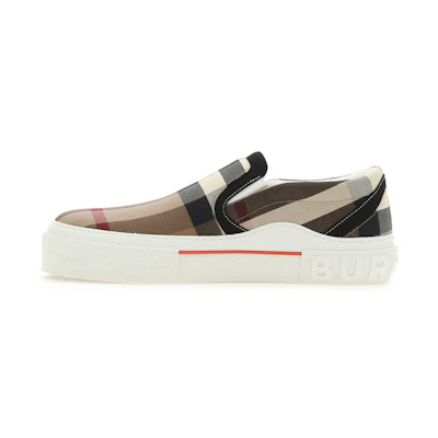 Burberry Exaggerared Check Slip On Birch Brown