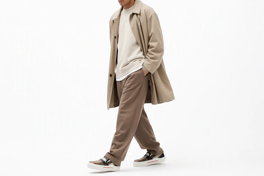 Burberry Slip-On à Carreaux Exagérés Marron Bouleau 80567621 Order Burberry Slip-On à Carreaux Exagérés Marron Bouleau 80567621