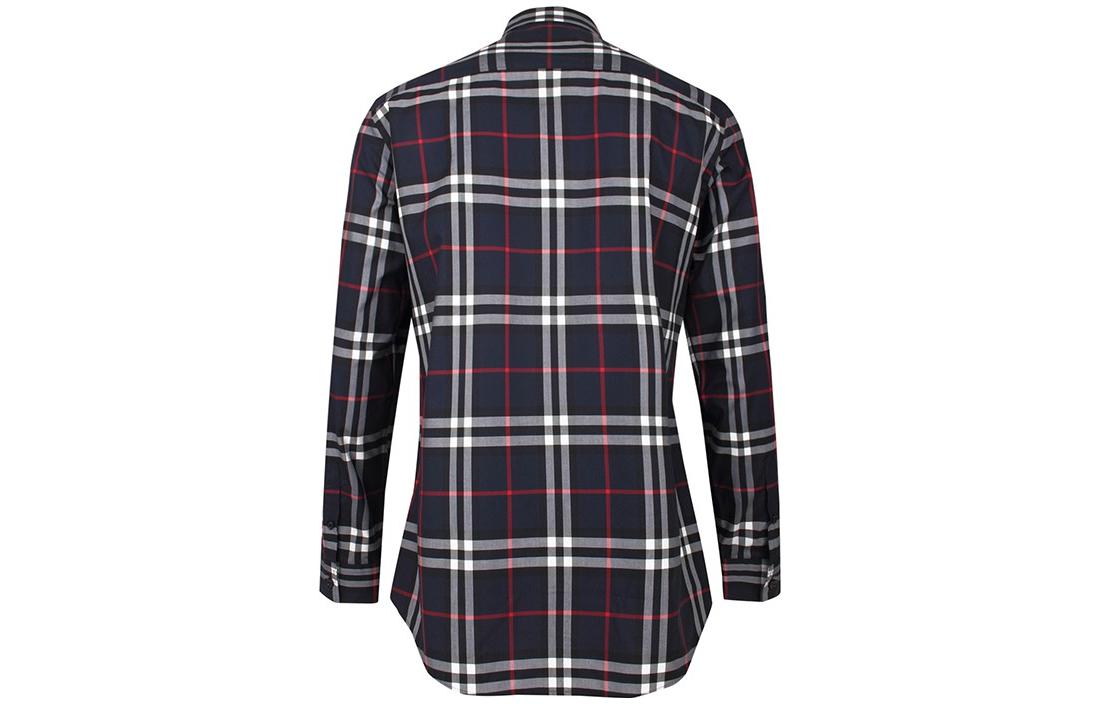 Burberry Fall '23 Classic Check Poplin Shirt in Deep Navy 8020865 圖 3