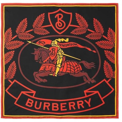 Burberry 時尚標誌圖案男女通用圍巾 8061140A4151 Order Burberry 時尚標誌圖案男女通用圍巾 8061140A4151