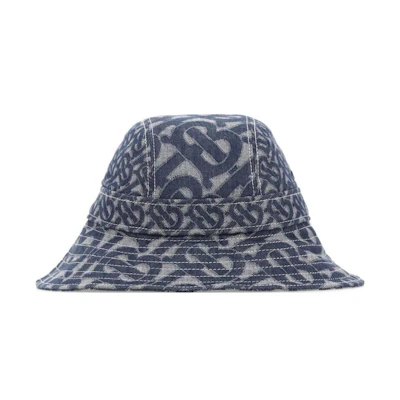 Burberry Fashion Print Bucket Hat Blue. 80574051